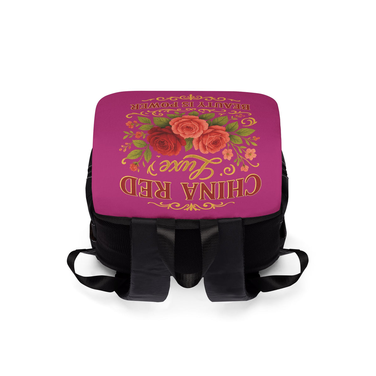 China Red Luxe - Beauty Is Power - Casual Backpack