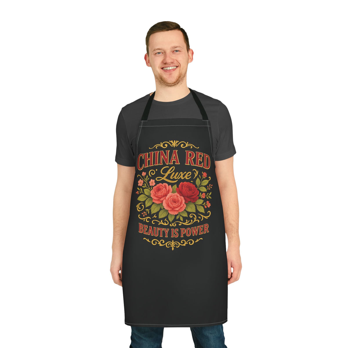 China Red Luxe - Beauty Is Power - Glam Apron